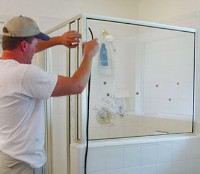waterproofing trim around glass